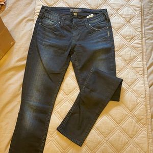 EUC Silver Aiko Mid Skinny Jeans
